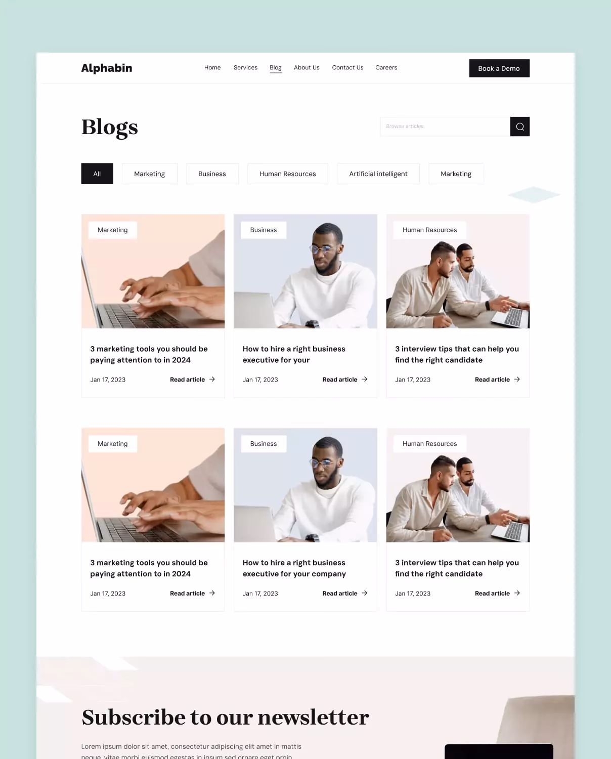 Alphabin color palette 3