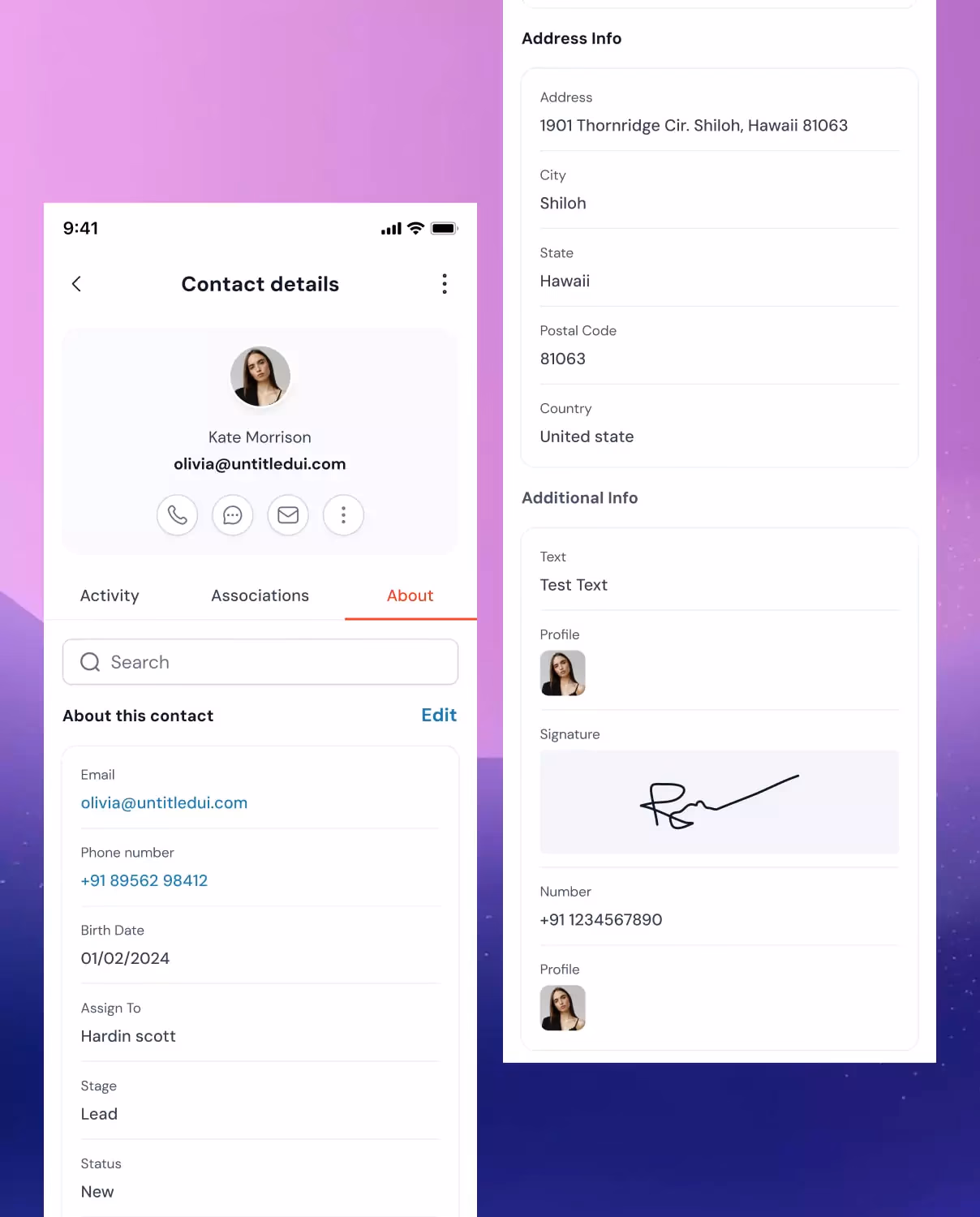 CRM One color palette 8