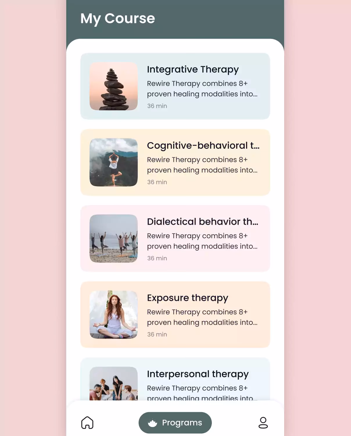 Rewire Therapy color palette 4