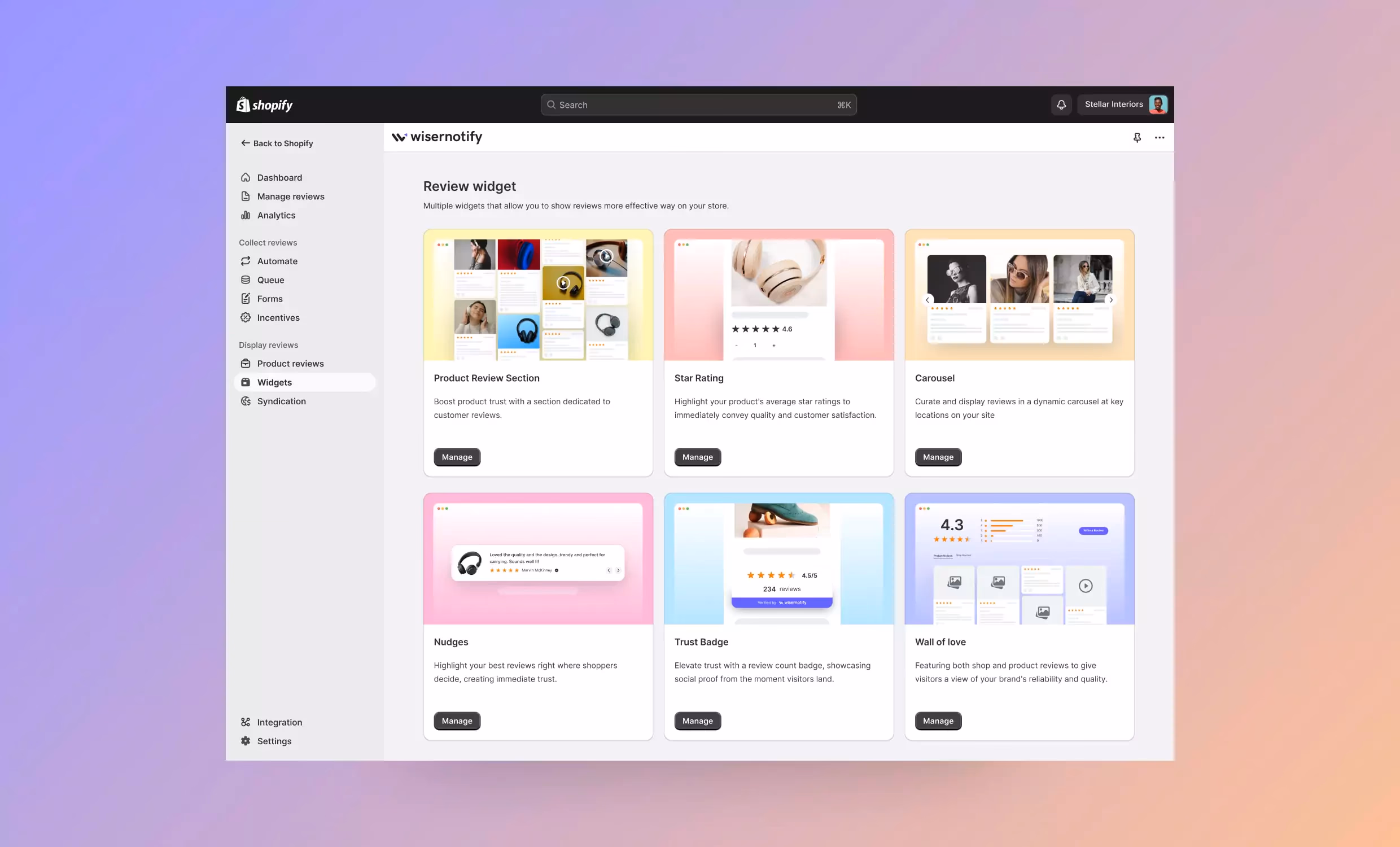 Wiserreview color palette 5